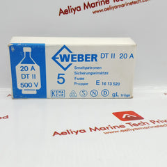 lot of 59 x Weber 20a dt II 500v fuse