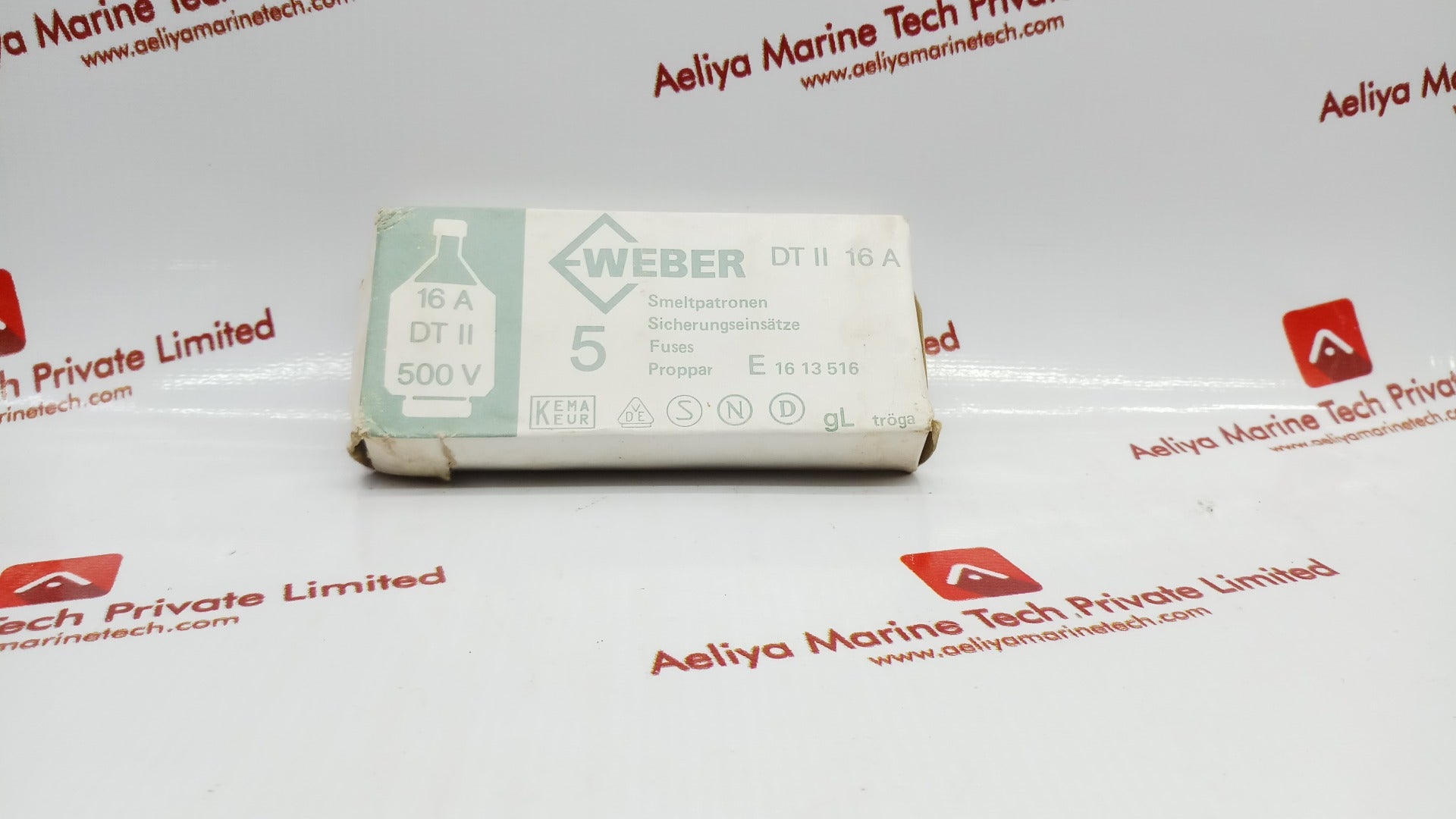 Lot Of 12X Weber 500V Dt Ii 16A Bottle Fuse
