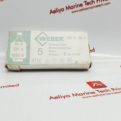 Lot Of 12X Weber 500V Dt Ii 16A Bottle Fuse