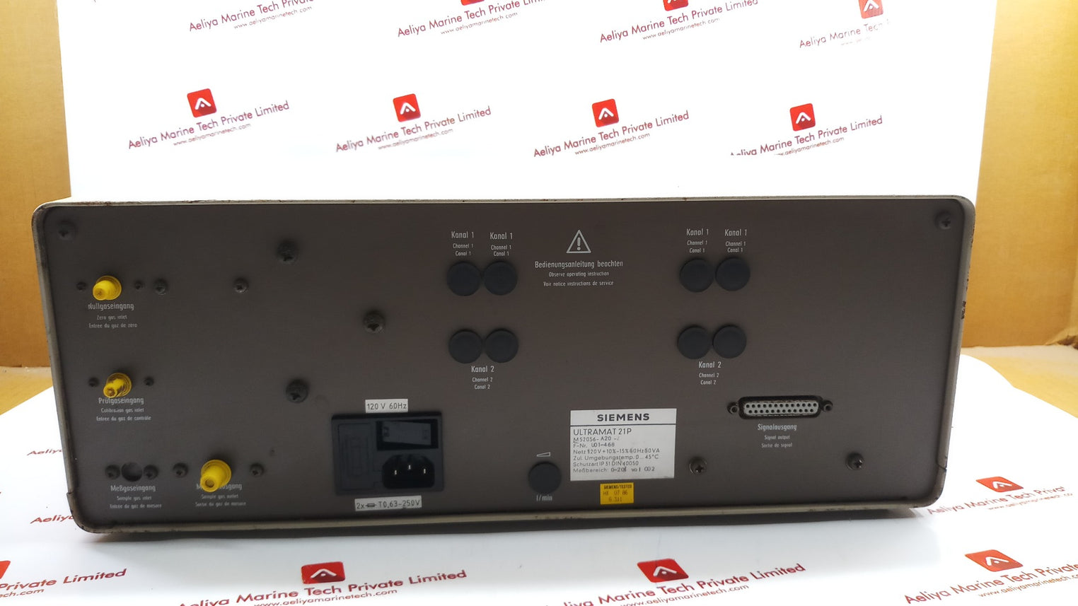 Siemens M52056-a20-z Ultramat 21P Gas Analyzer