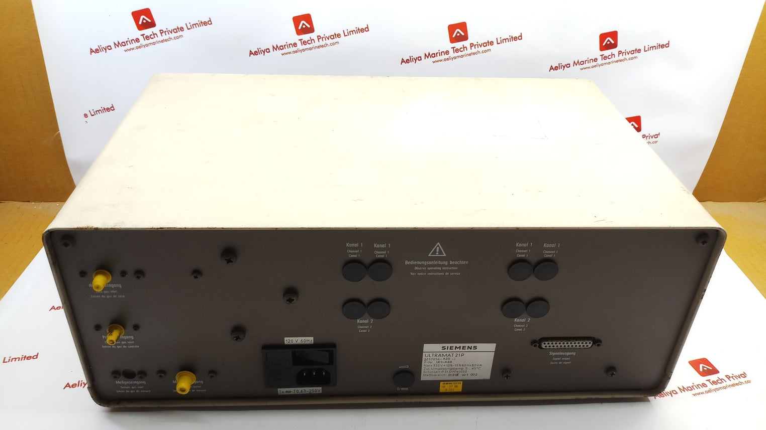 Siemens M52056-a20-z Ultramat 21P Gas Analyzer