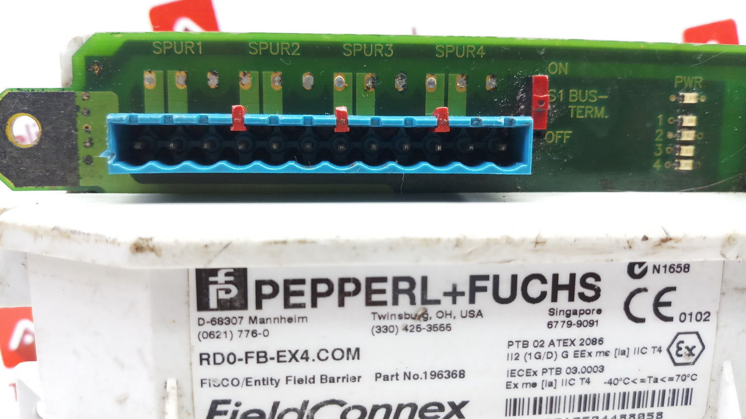 Pepperl+Fuchs Rdo-fb-ex4.Com Field Barrier 196368