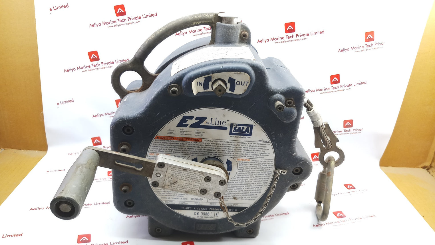 Dbi Sala Ez-line Retractable Horizontal Lifeline Wire Cable System 7605061