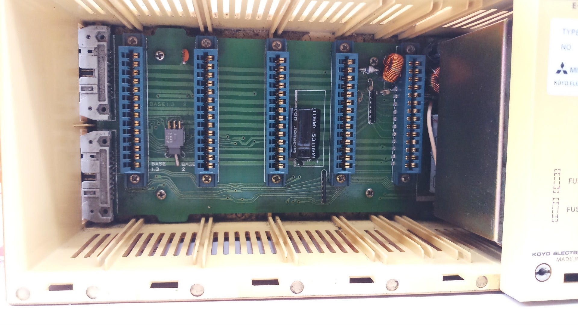 Mitsubishi Kakoki E-01B-4130 Power Supply 5 Slot Module Rack Nsc-1 Tr