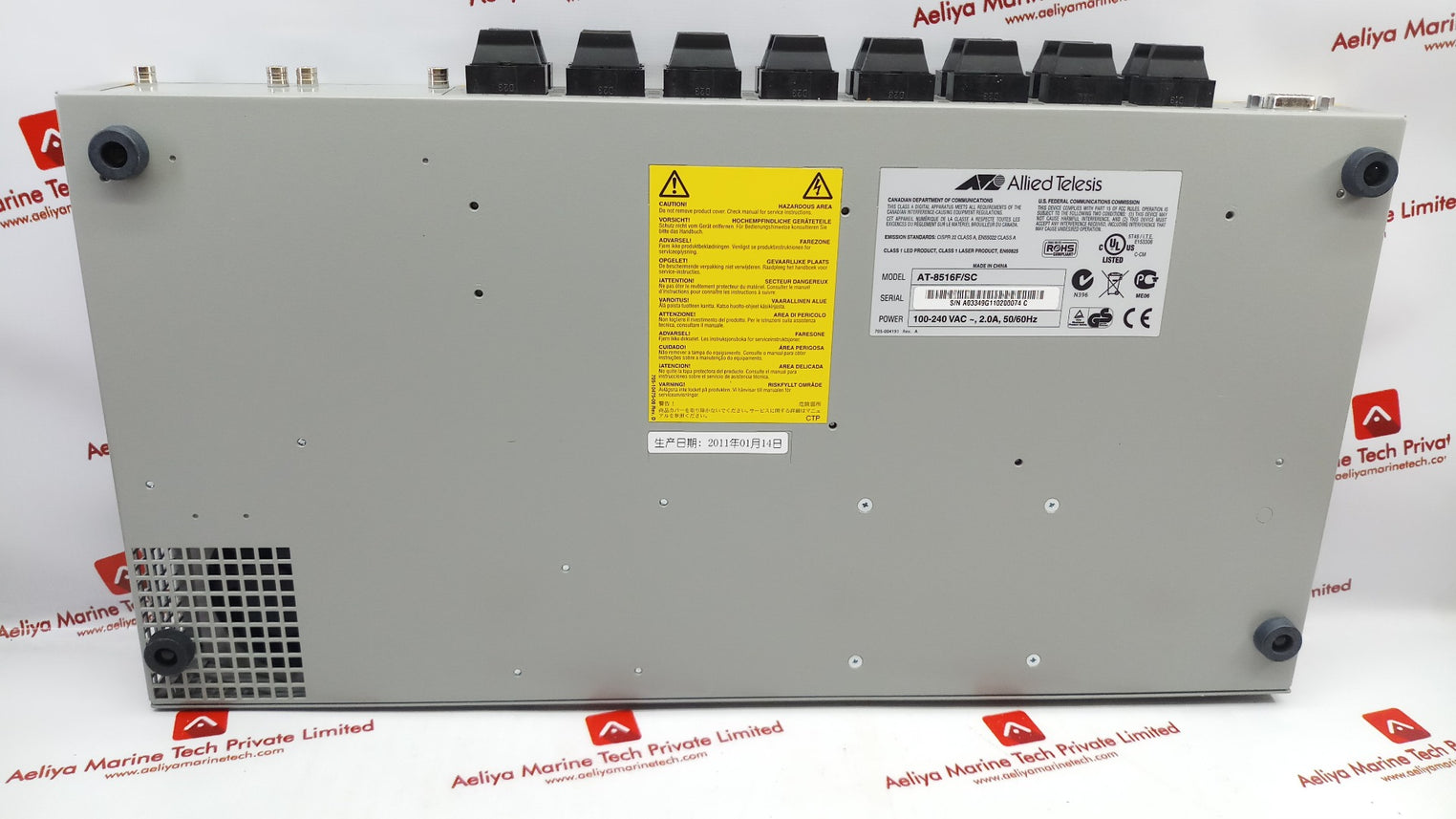 Allied telesyn at-8516f/sc 100base-fx fast ethernet switch