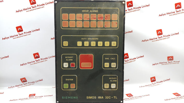 Siemens 6Fs3083-2Ag00 Simos Ima 32C-tl Chamber/Exhibition Panel