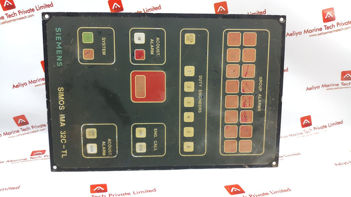 Siemens 6Fs3083-2Ag00 Simos Ima 32C-tl Chamber/Exhibition Panel