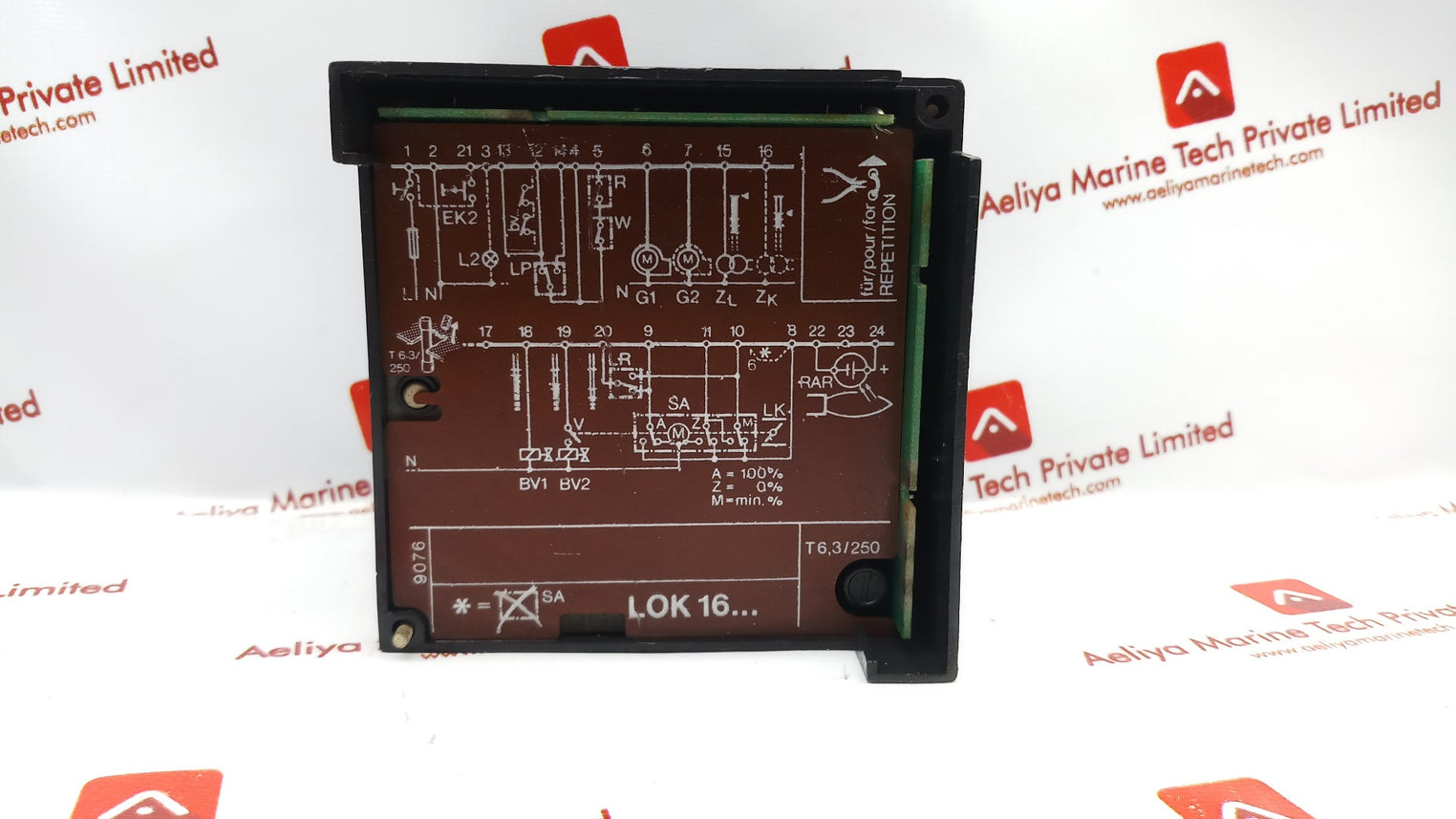 Landis & Gyr Lok16.250A27 Boiler Program Control Box For Oil Burner Controller