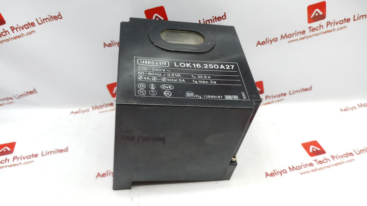 Landis & Gyr Lok16.250A27 Boiler Program Control Box For Oil Burner Controller