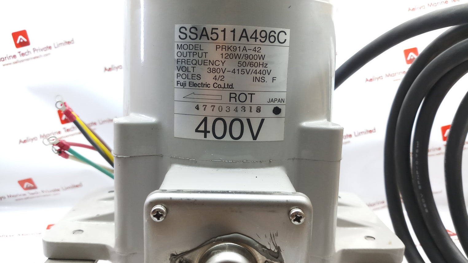 Fuji Electric Prk91A-42 Motor With Mounting