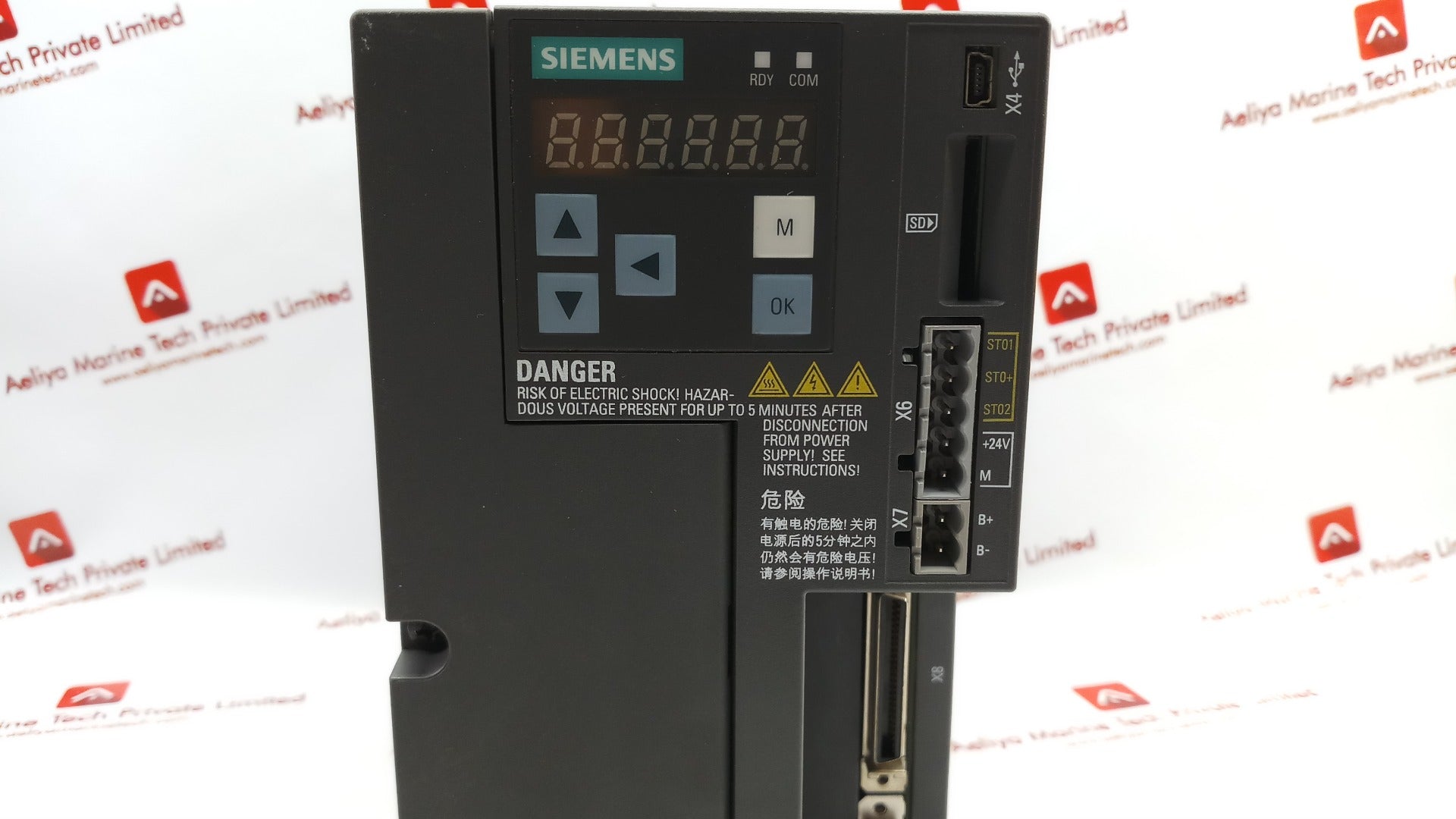 Siemens Sinamics V90 6Sl3210-5Fe11-5Ua0 Servo Drive