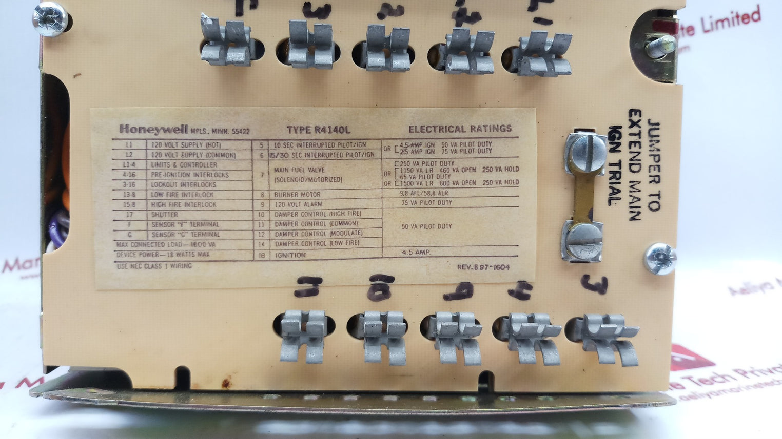 Honeywell r4140l programmer