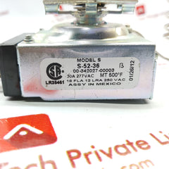 S-52-36 thermostat switch 00-342027-00003