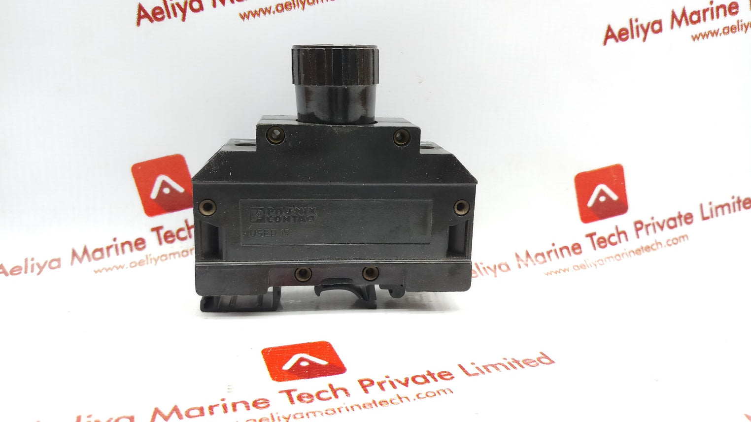 Phoenix Contact Used 16 Fuse Terminal Block