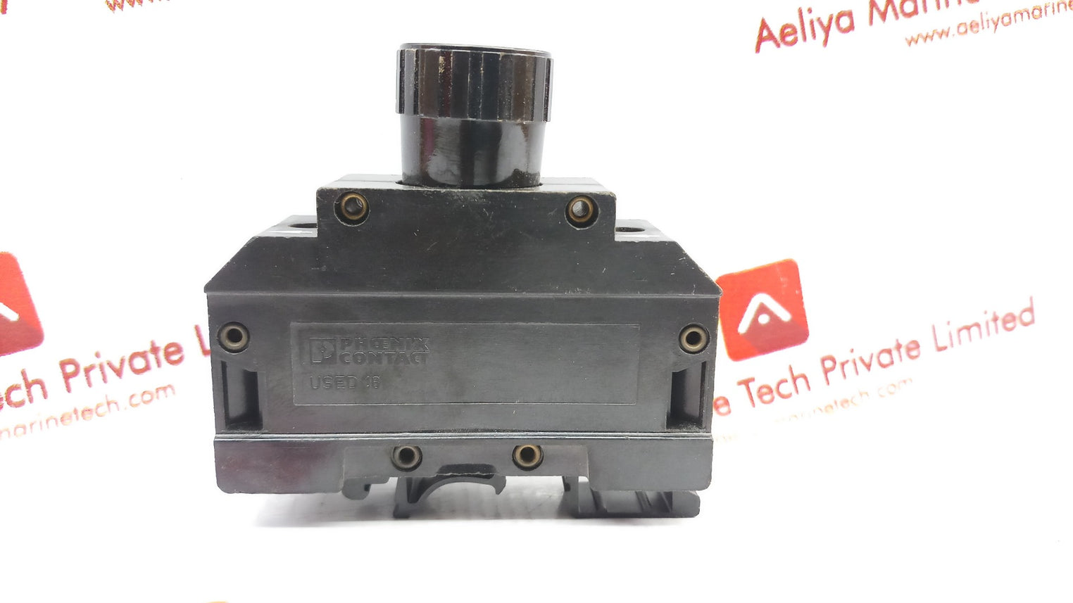 Phoenix Contact Used 16 Fuse Terminal Block