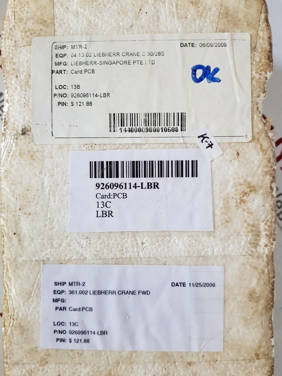 Liebherr 92.69.300 14 pcb card