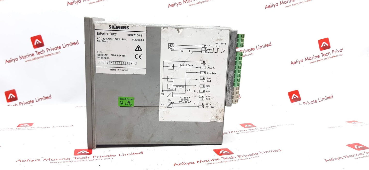 SIEMENS SIPART DR21 CONTROLLER 6DR2100-5