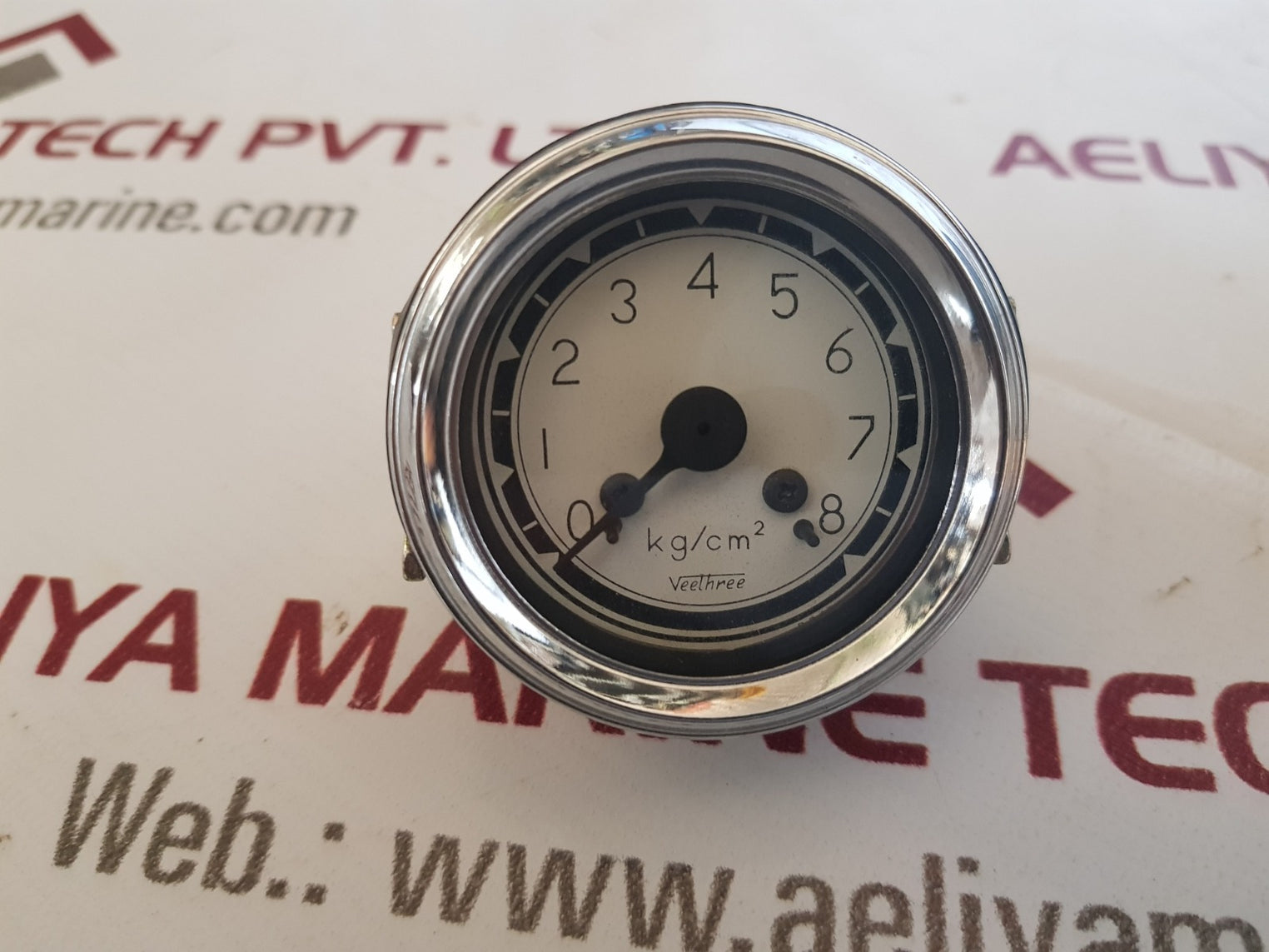 Veethree kg/cm2 oil pressure gauge