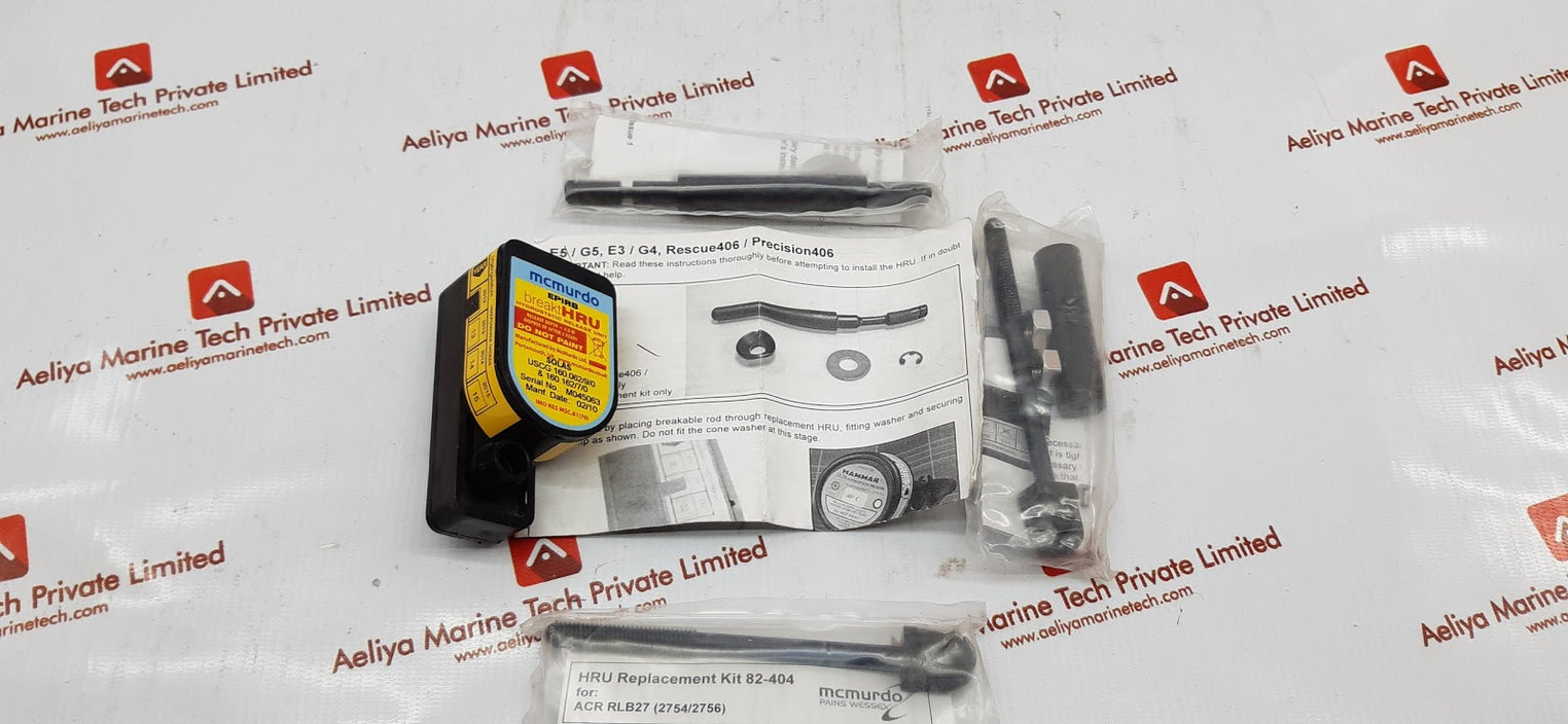 MCMURDO EPIRB BREAKT HRU HYDROSTATIC RELEASE UNIT USCG 160.062/9/0 & 160.162/7/0