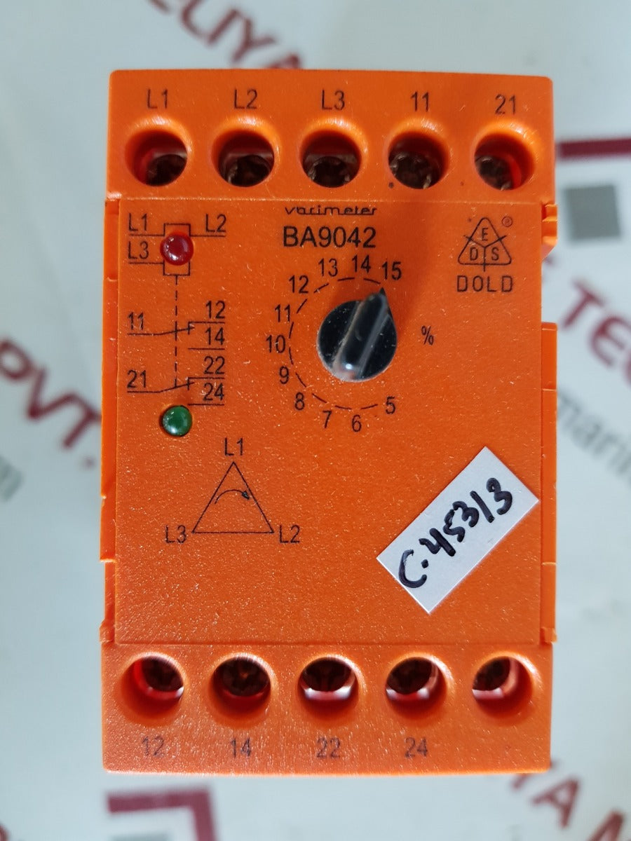E.Dold & Sohne Kg Ba9042 Asymmetry Relay 3Ac 50Hz 380V