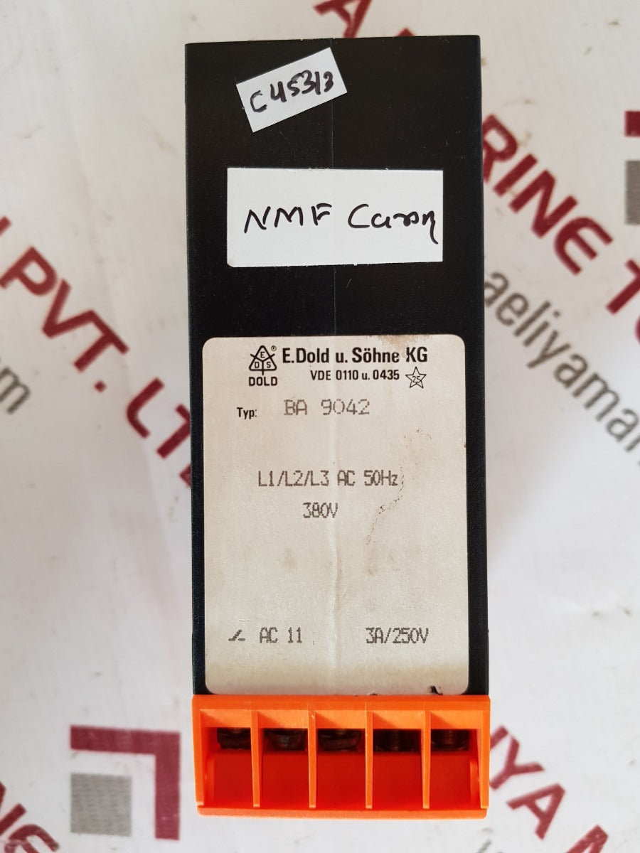 E.Dold & Sohne Kg Ba9042 Asymmetry Relay 3Ac 50Hz 380V