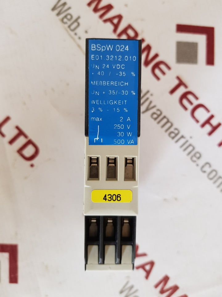 bspw 024 e01.3212.010 battery voltage