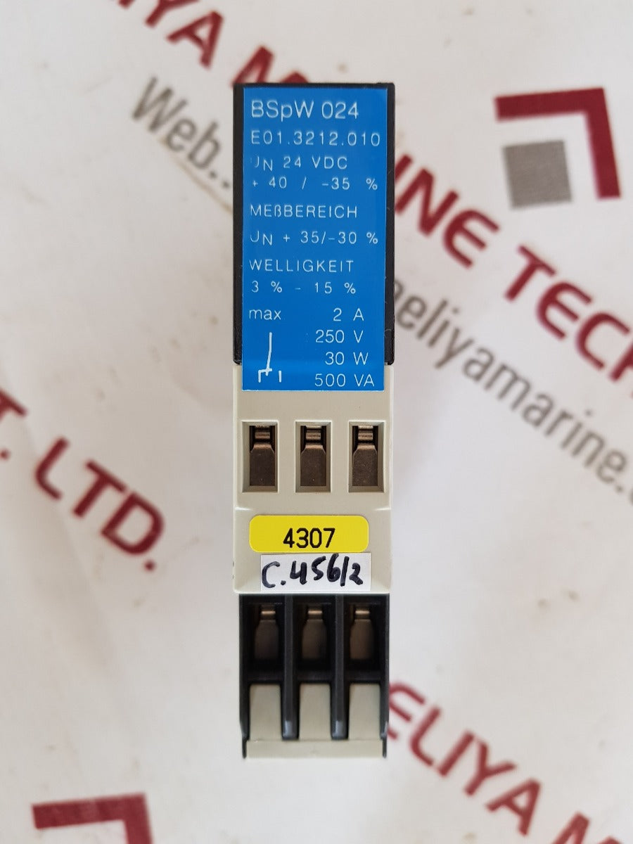 bspw 024 e01.3212.010 battery voltage