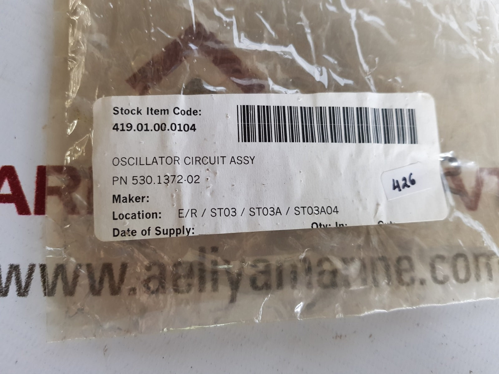 Tideland 530.1372-02 programmable oscillator