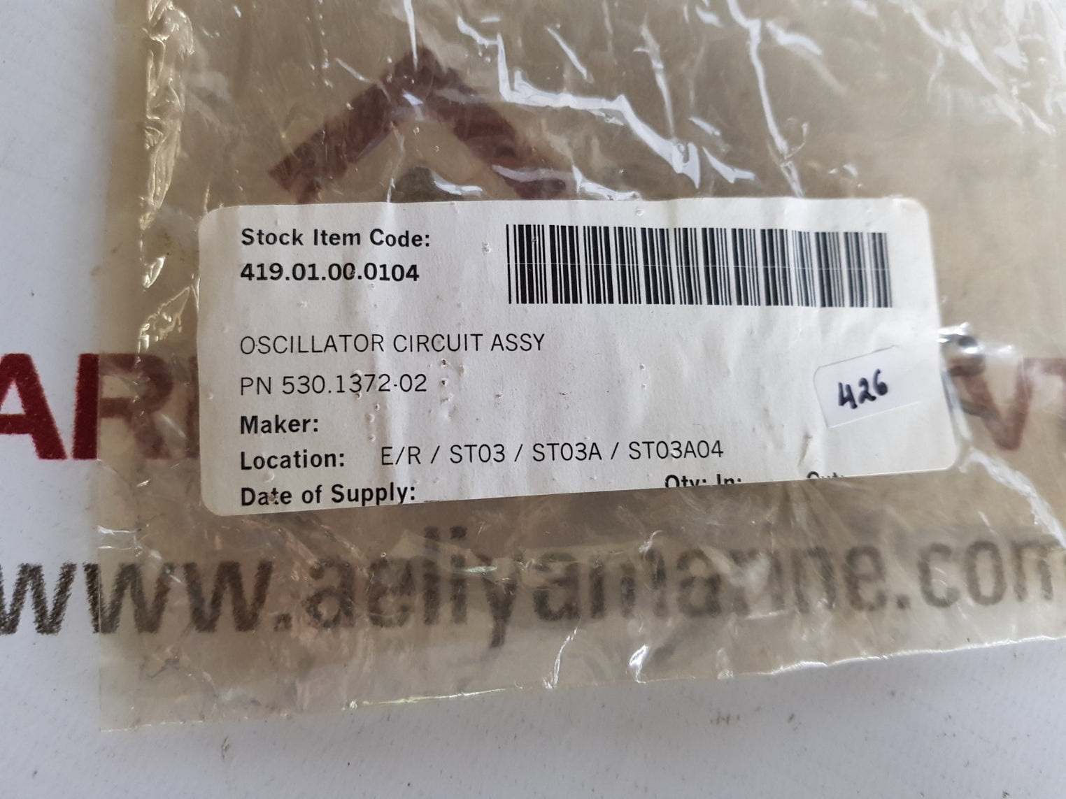 Tideland 530.1372-02 programmable oscillator