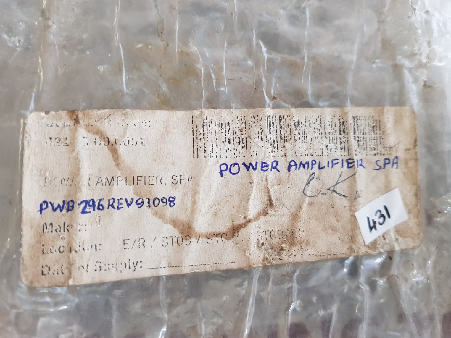 Southern avionics spa pwb 296 pcb card