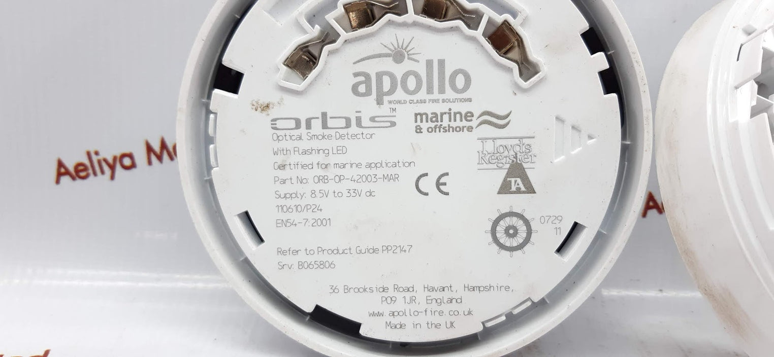 APOLLO ORBIS OPTICAL SMOKE DETECTOR 