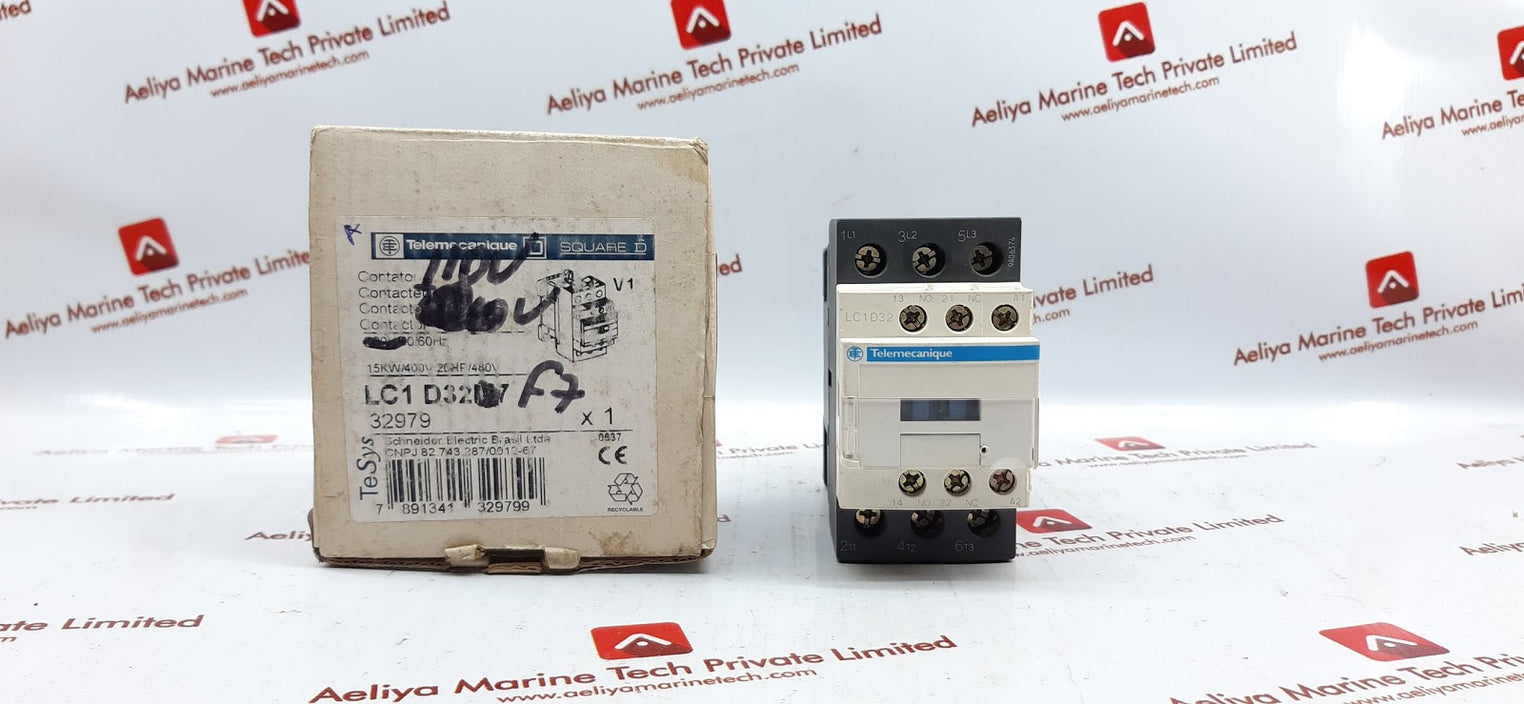 SCHNEIDER TELEMECANIQUE LC1D32 CONTACTOR 50/60HZ