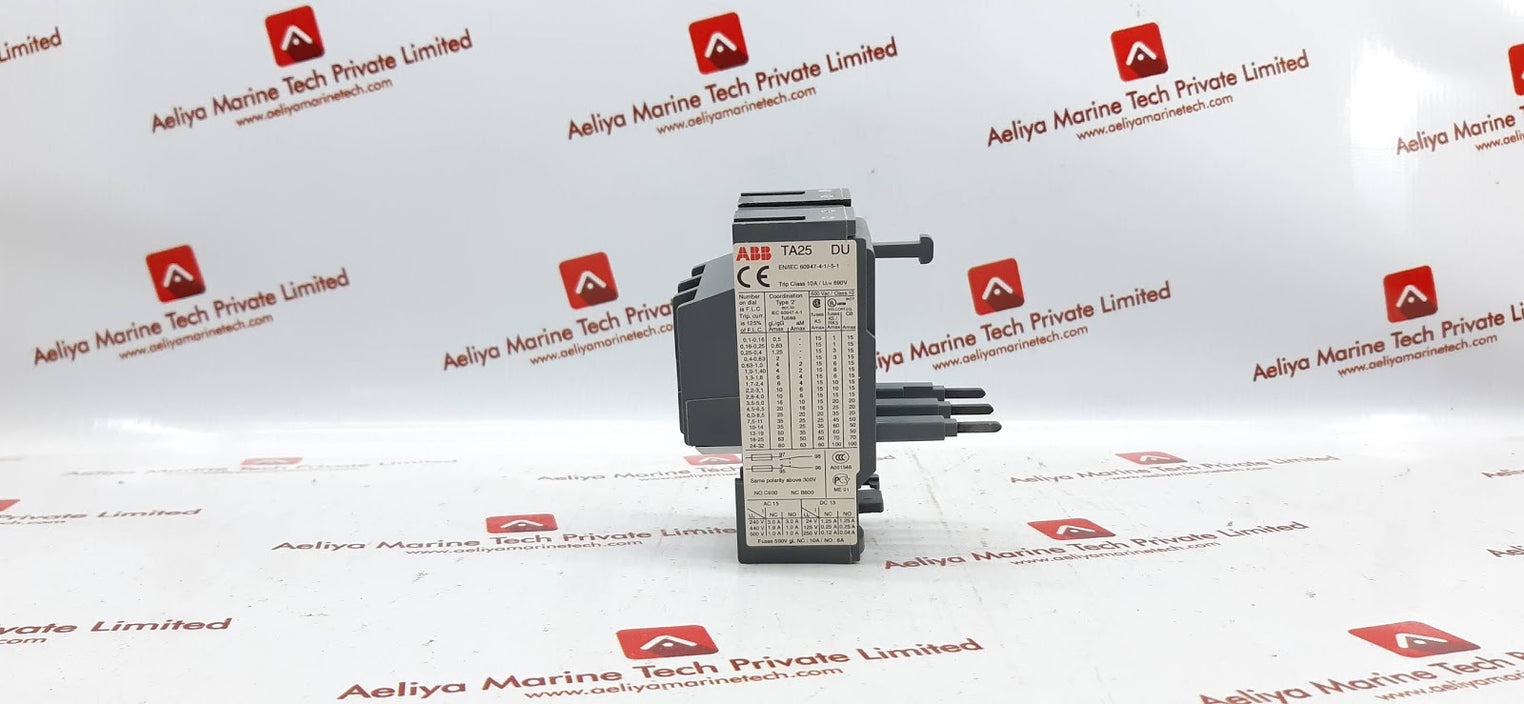 ABB TA25 DU THERMAL OVERLOAD RELAY