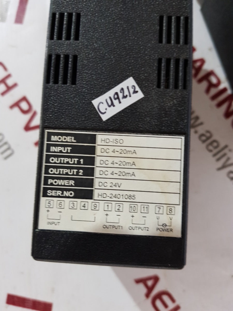 Hyundai hd-unit hd-iso isolation signal converter dc24v