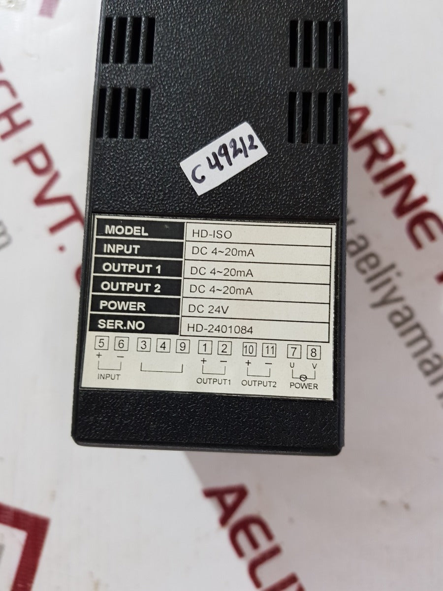 Hyundai hd-unit hd-iso isolation signal converter dc24v