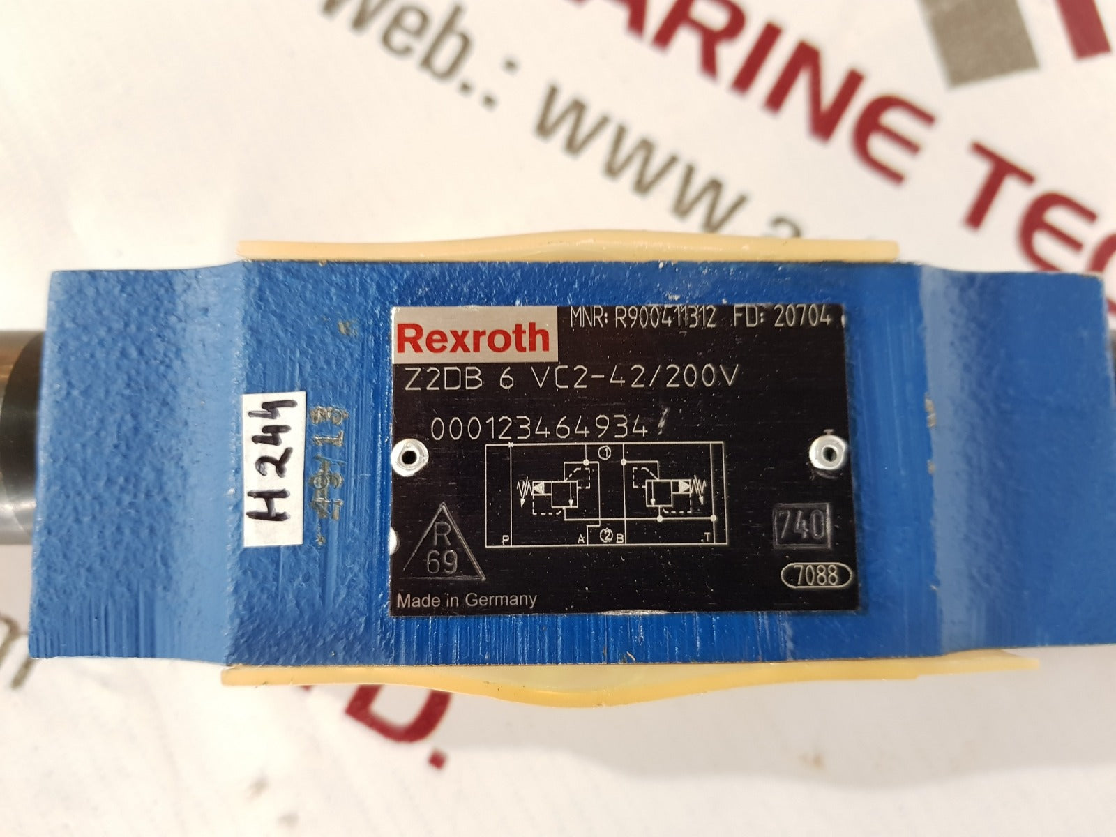 Rexroth z2db 6 vc2-42/200v pressure relief valve r900411312
