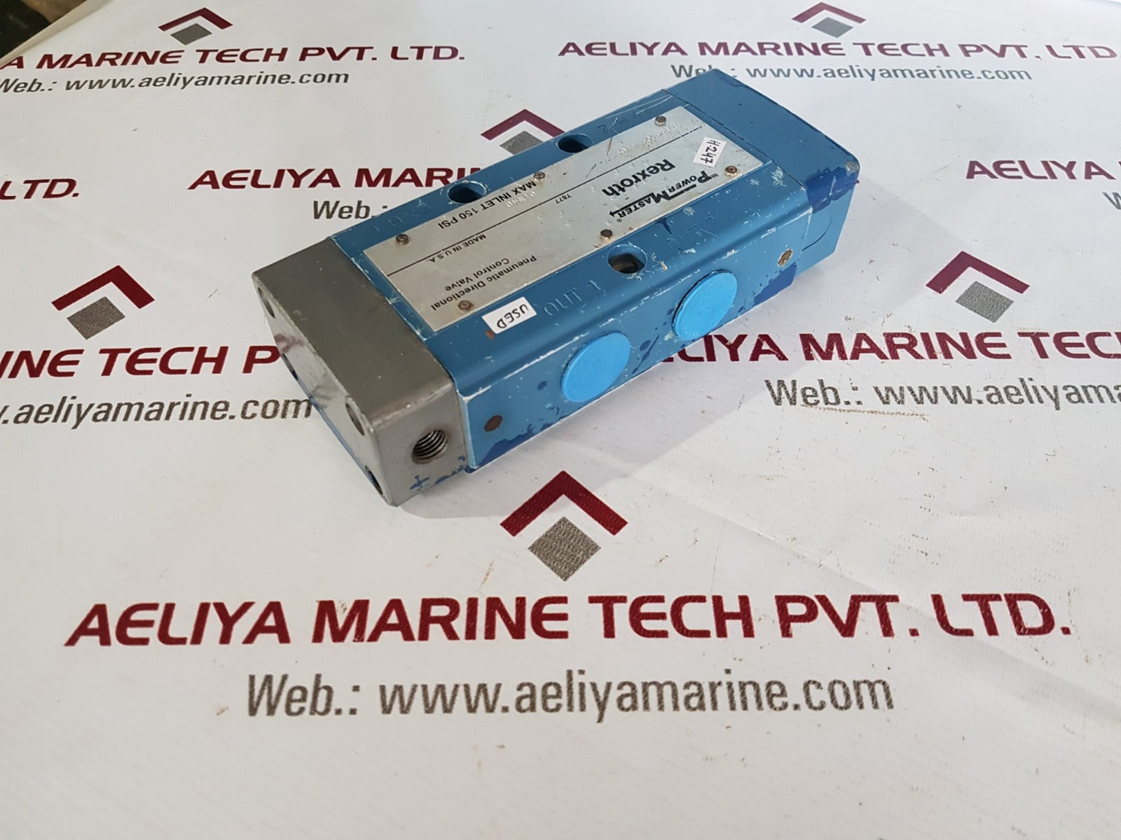 Rexroth power master pt64104-1700 pneumatic directional control valve