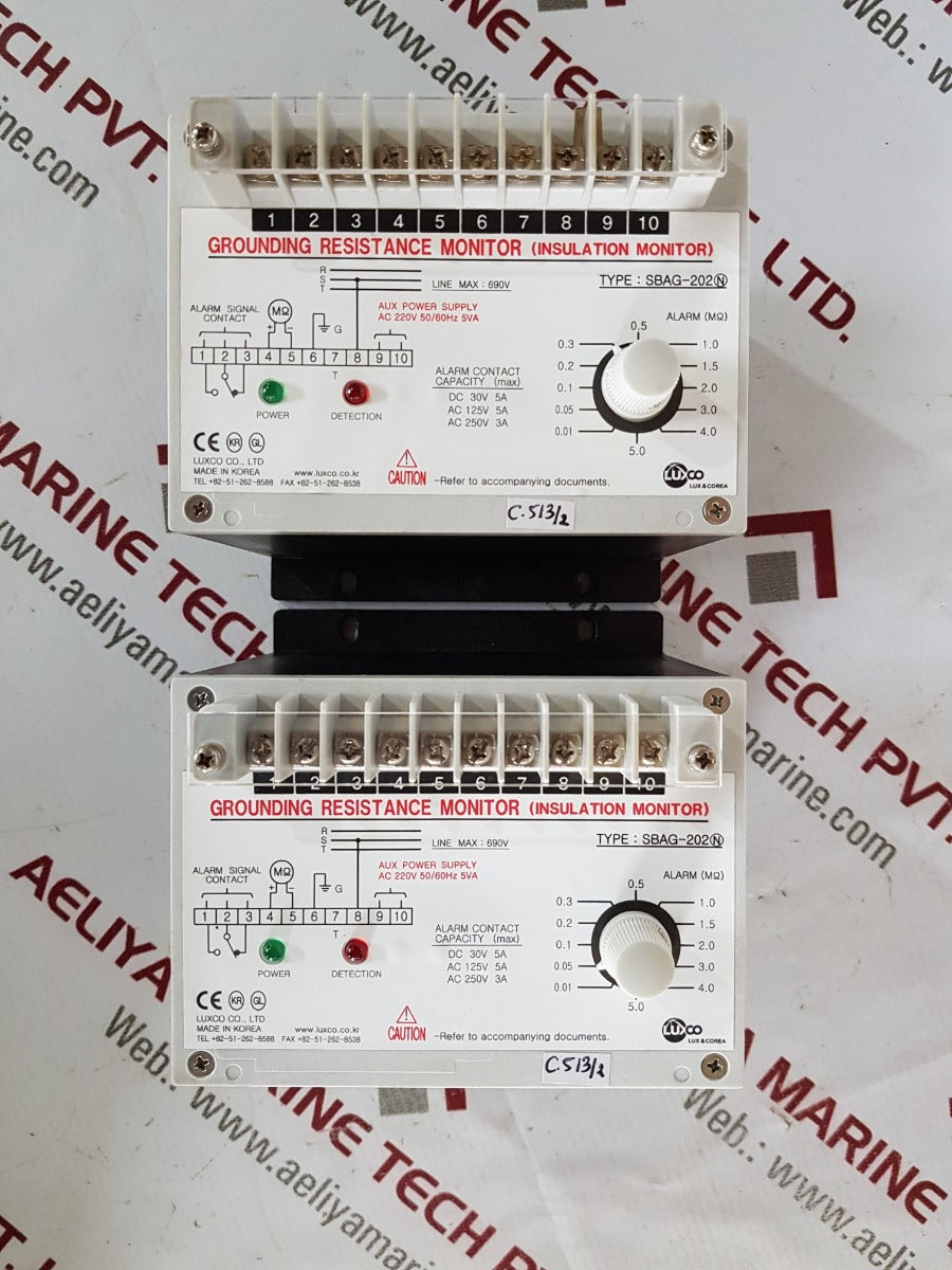 Luxco Sbag-202 Grounding Resistance Monitor(Insulation Monitor)