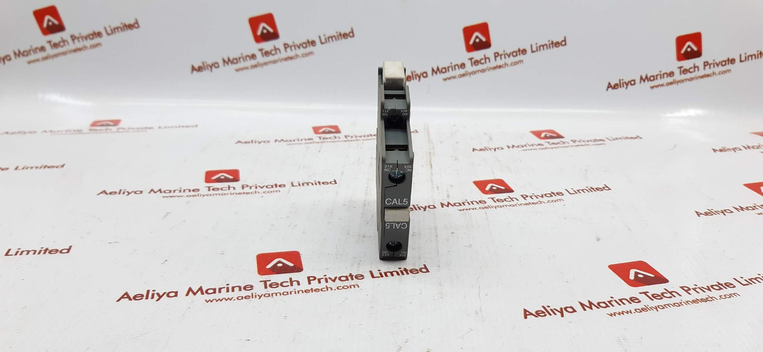 Lot Of 5X Abb Cal5-11 Auxilary Contact Block 