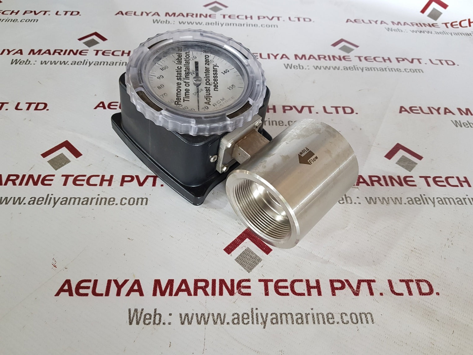 Rcm 2-73-l-150-d flow meter gauge