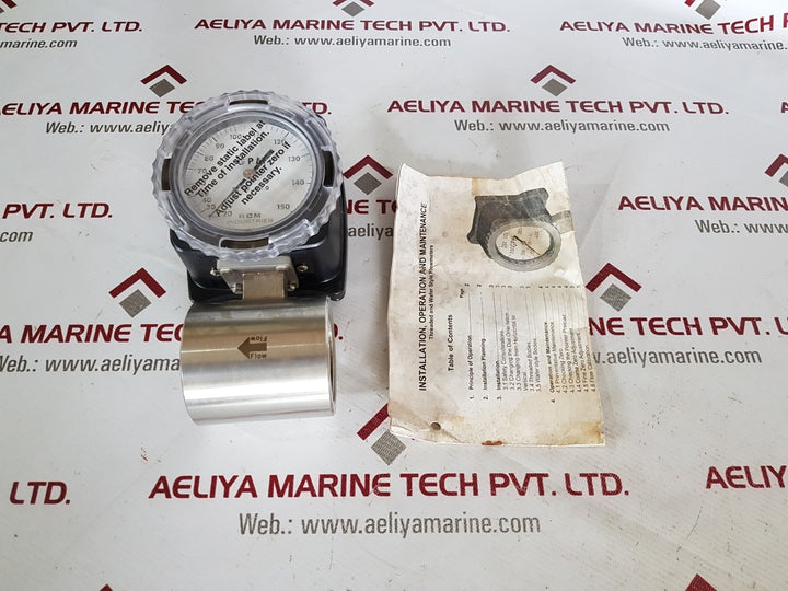 Rcm 2-73-l-150-d flow meter gauge