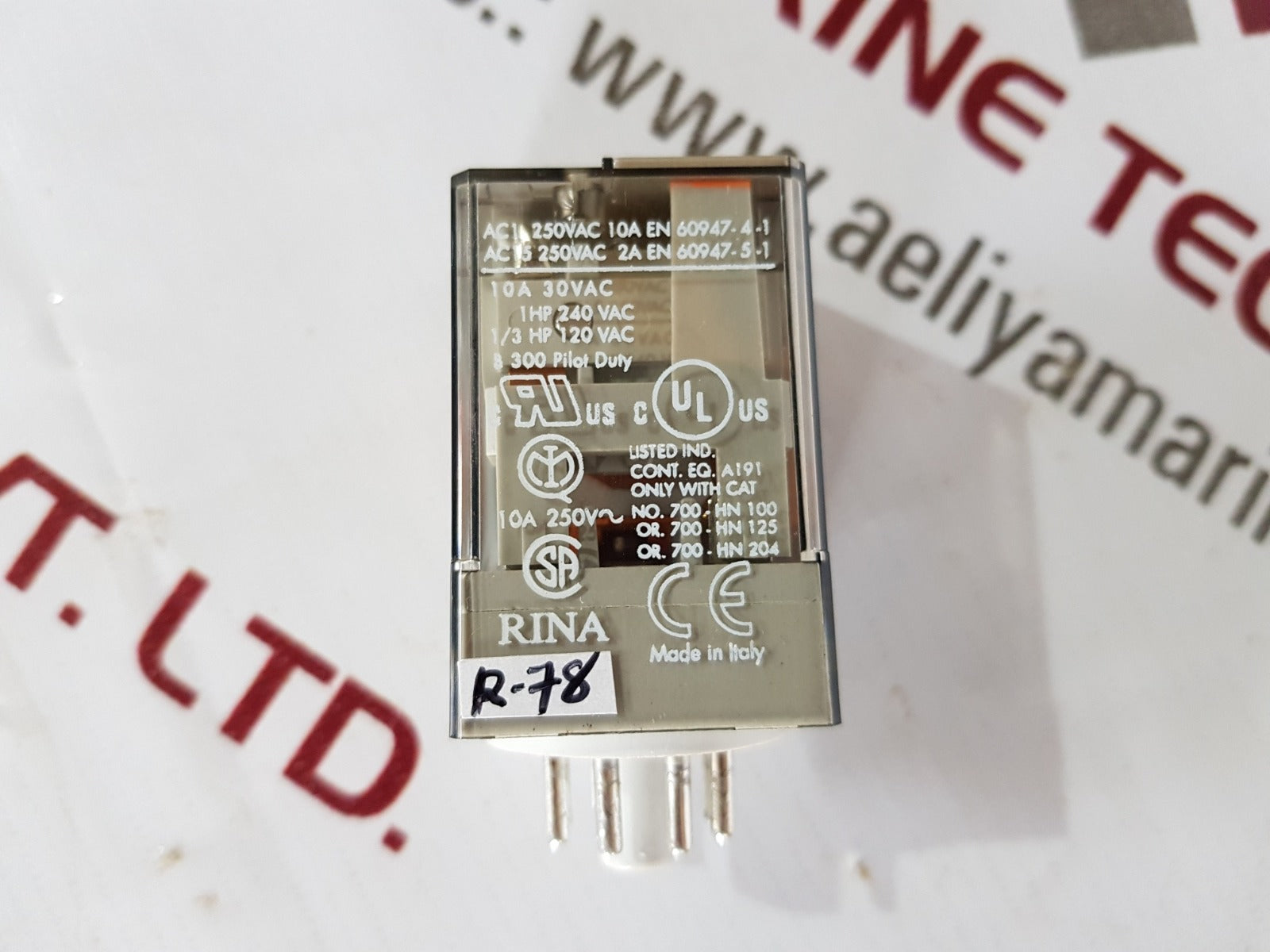A-b Allen-bradley 700-ha32A2 Ser D Relay With Box 10A 250V
