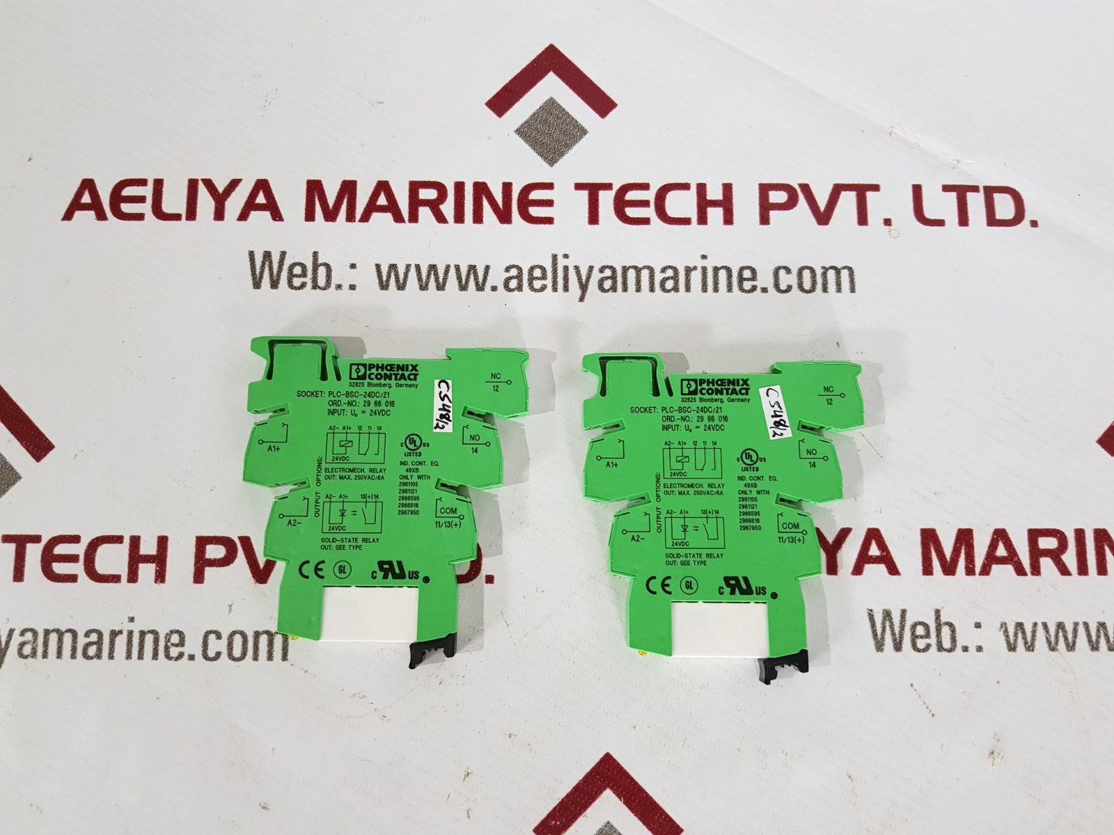 phoenix contact plc-bsc-24dc/21 relay socket