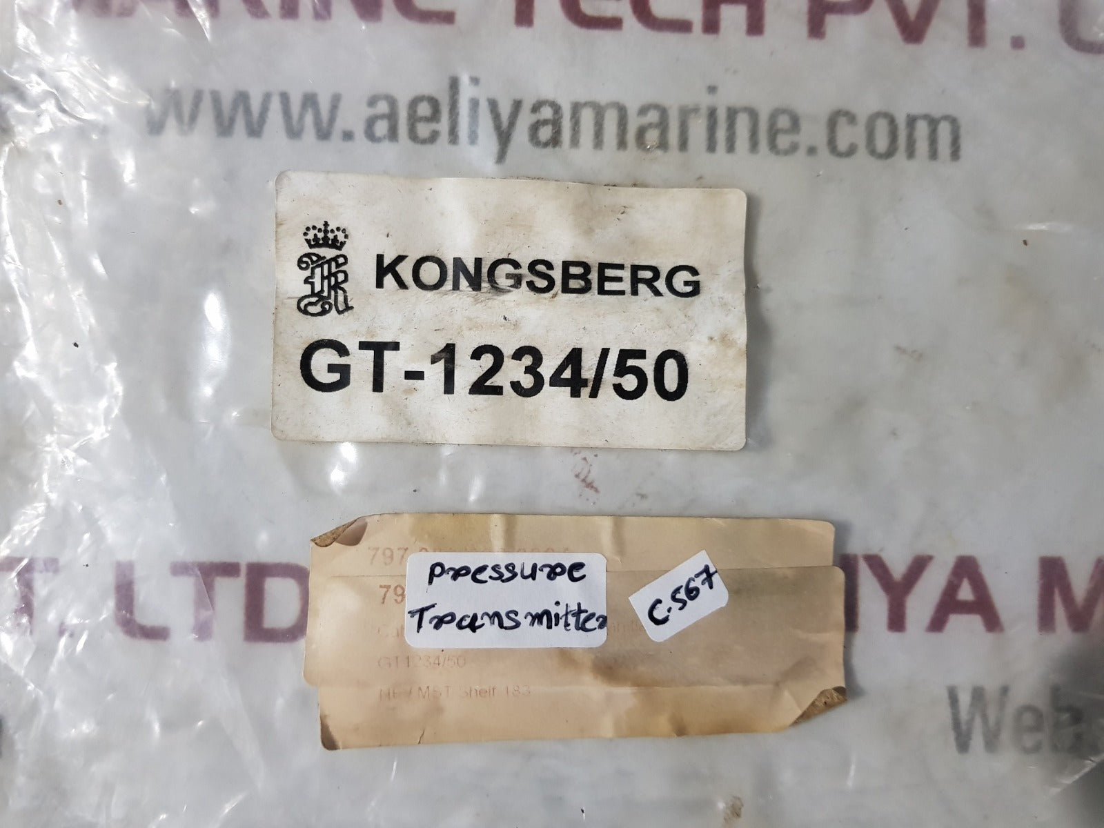 kongsberg gt-1234/50 pressure transmitter