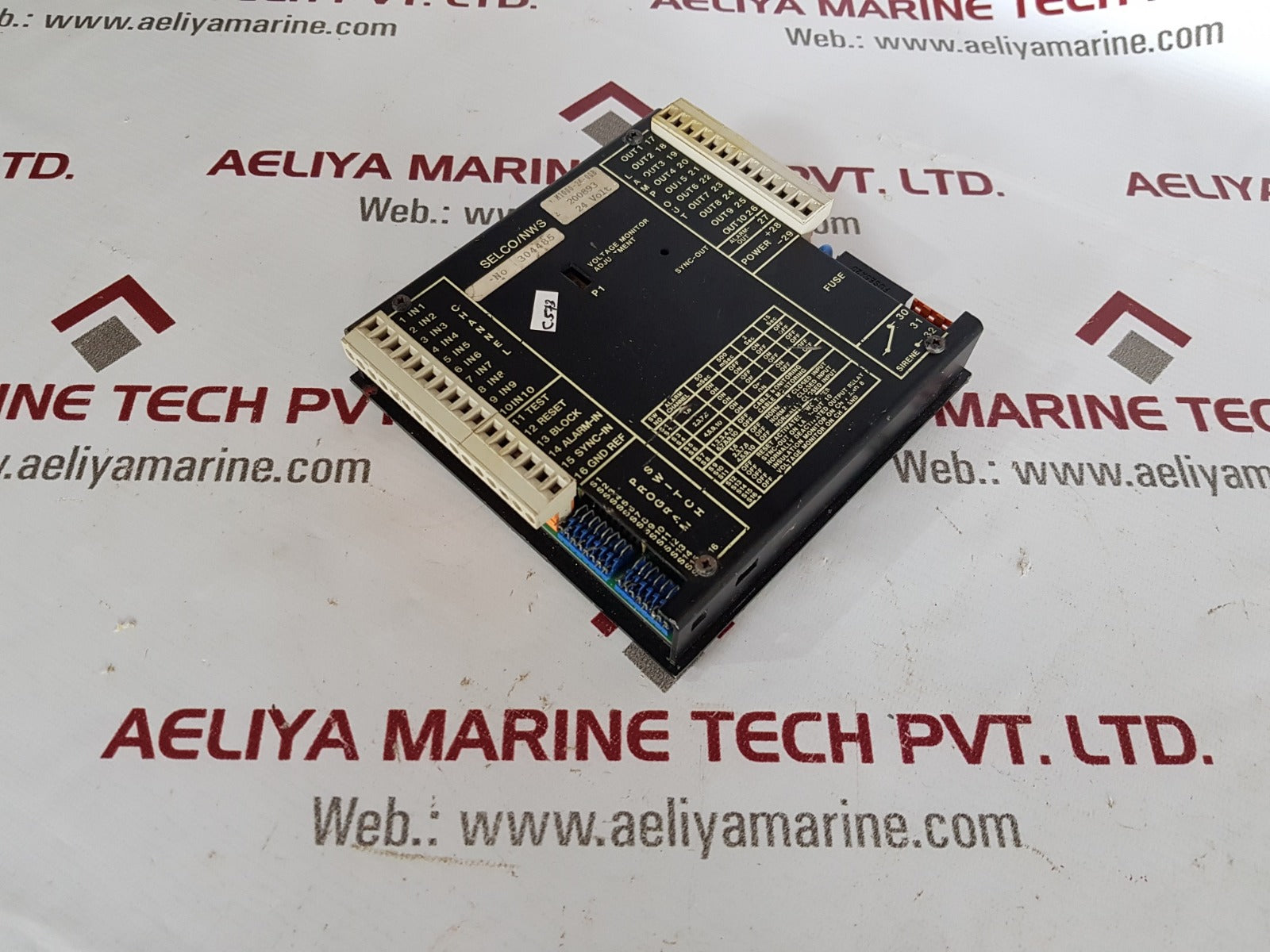 Selco m1000-24-00b alarm annunciator 24volt