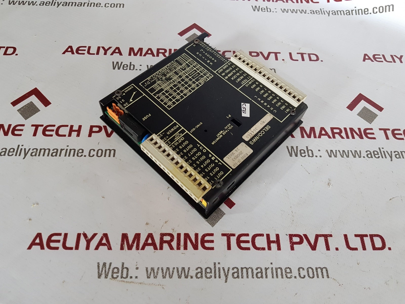 Selco m1000-24-00b alarm annunciator 24volt