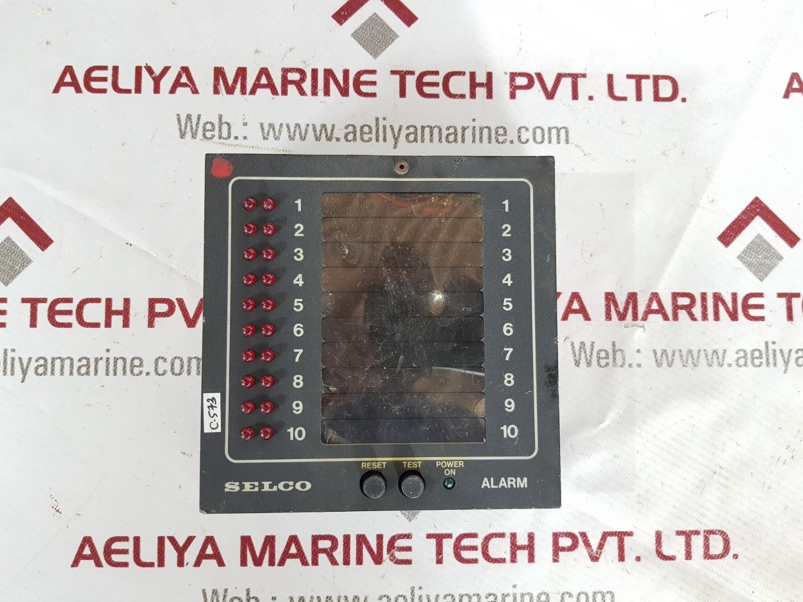 Selco m1000-24-00b alarm annunciator 24volt