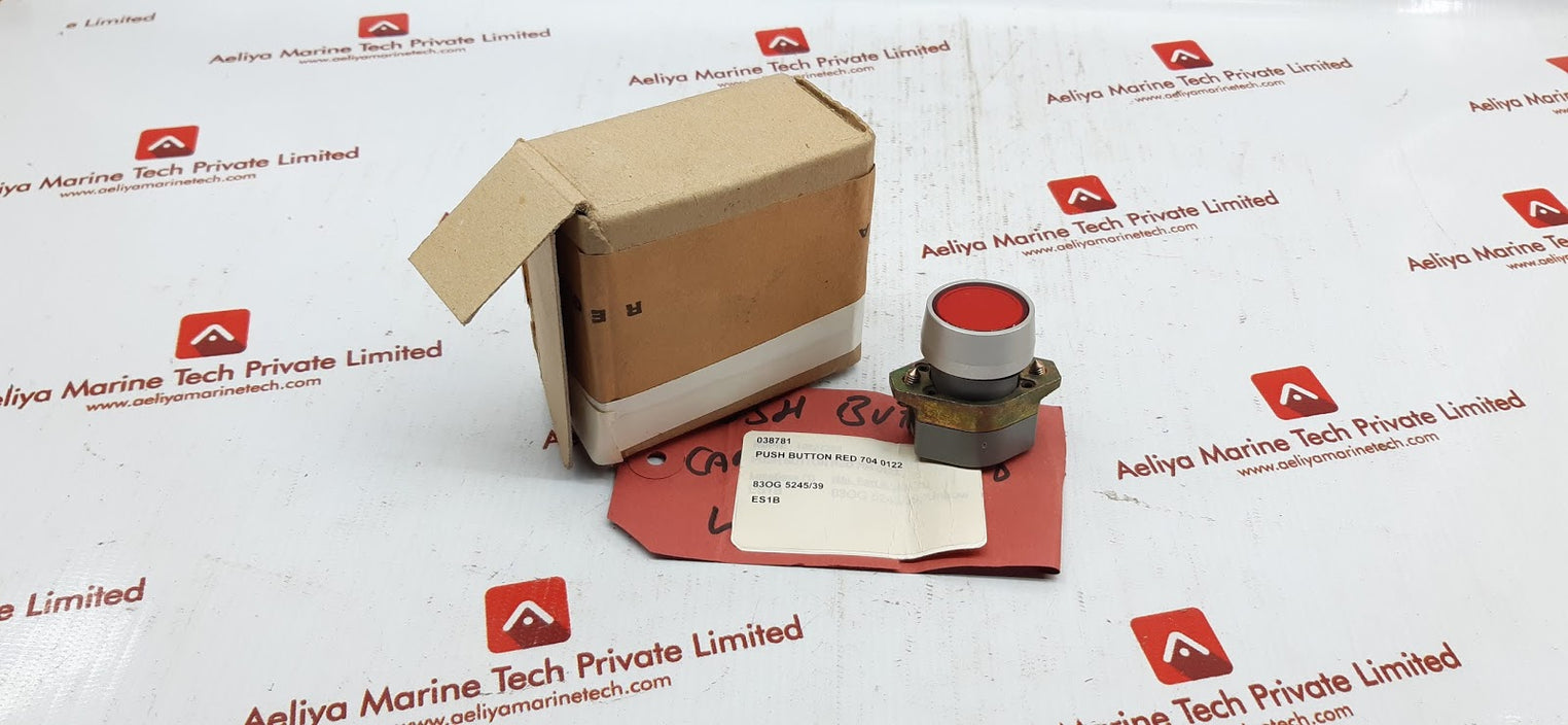 RED PUSH BUTTON 704 0122