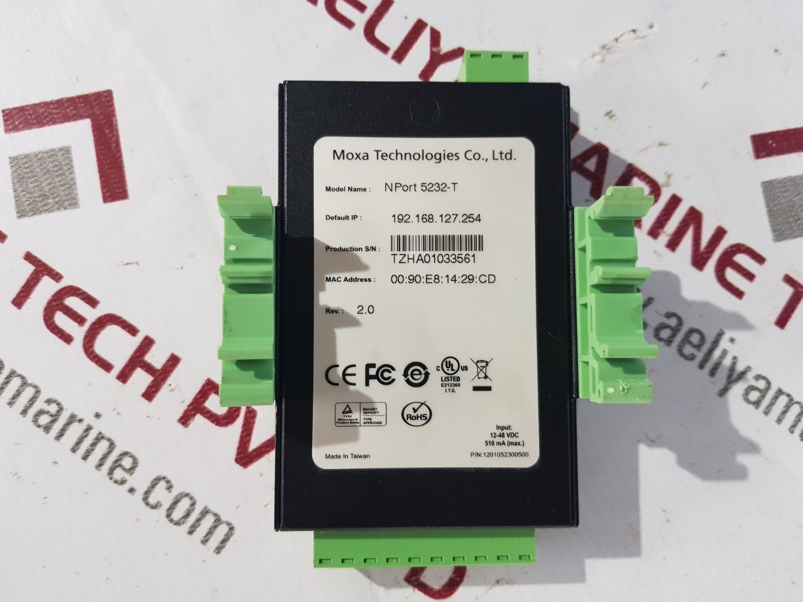5232 Moxa nport 5232-t ethernet device server – Aeliya Marine Tech
