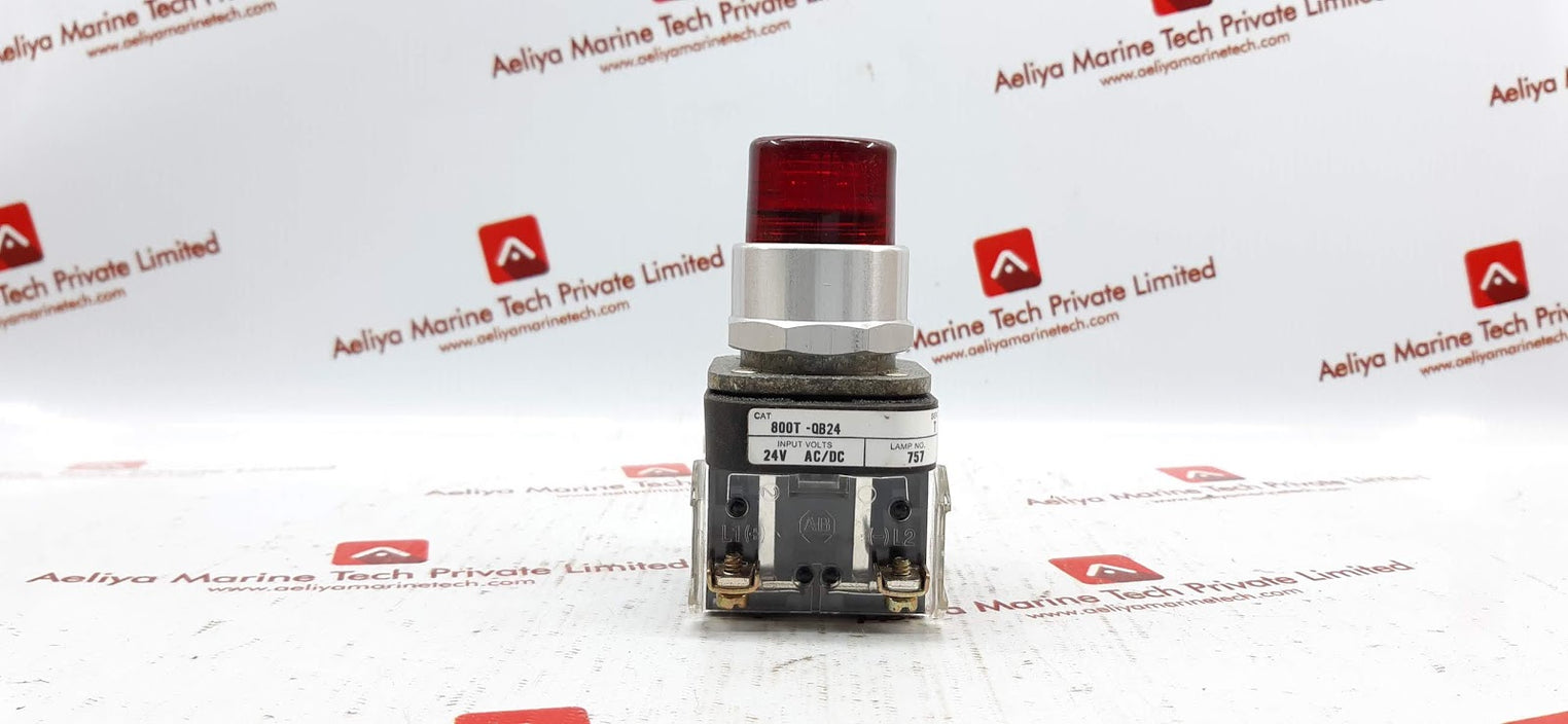 ALLEN-BRADLEY 800T-QB24 SER T RED PUSHBUTTON